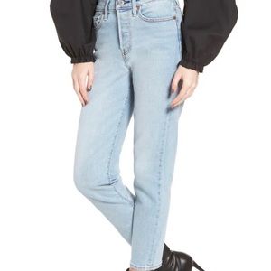 Levi’s Wedgie Icon Fit High Waist Crop Jeans - 28